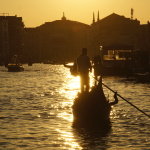 Sonnenuntergang in Venedig