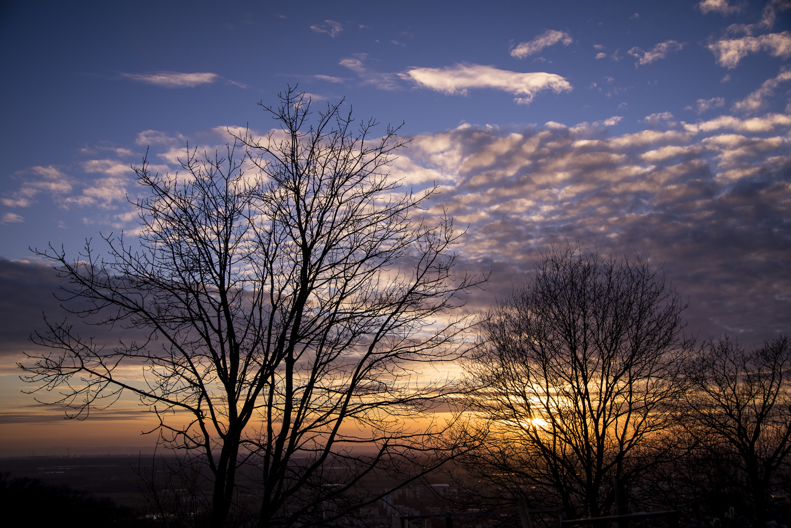 Sonnenuntergang Heppenheim