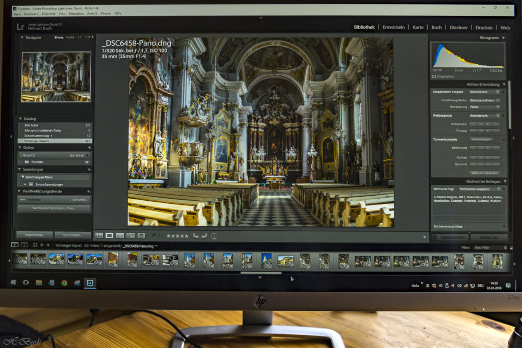 PC Bildbearbeitung Adobe Lightroom Photoshop schnell